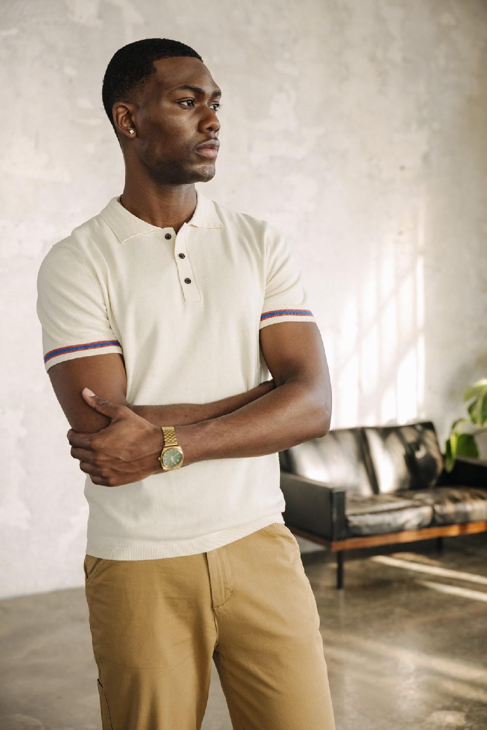 Freeman T. Porter Mike Conwy Polo Homme Egret