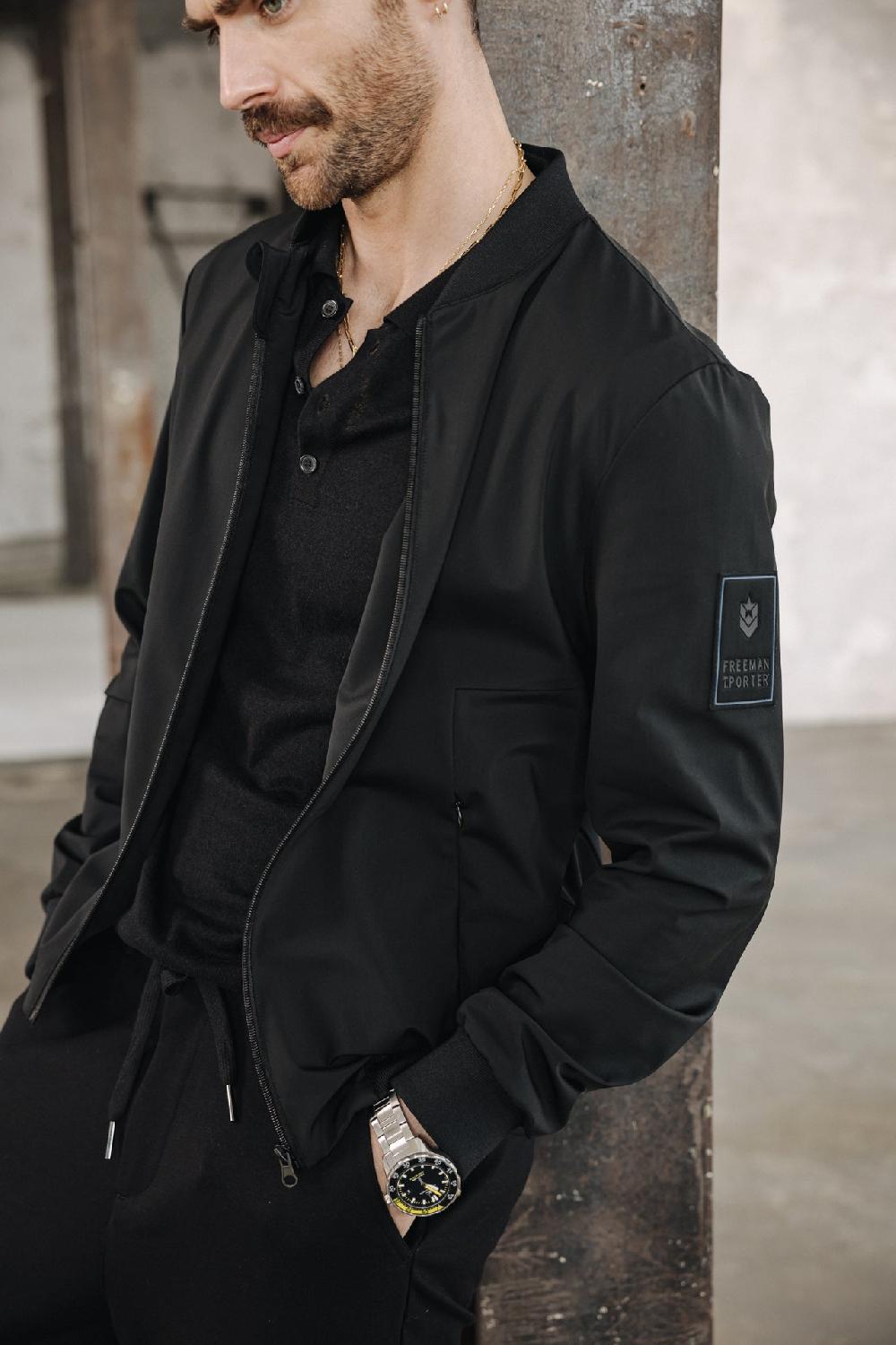 freeman t. porter Nelson Veste bomber Homme black