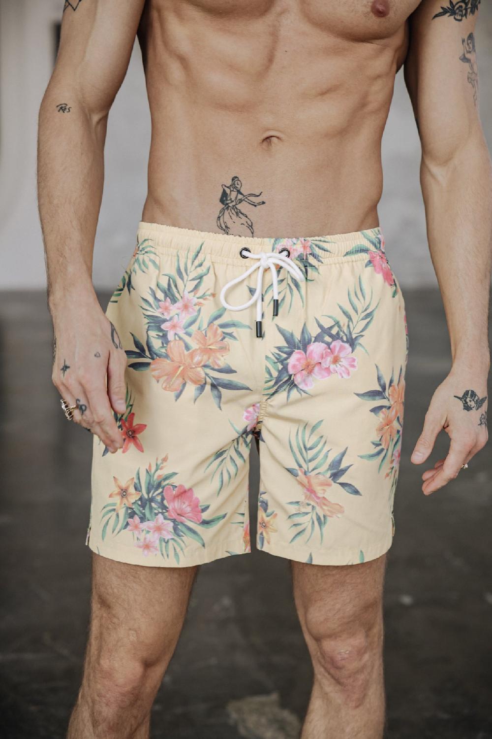 Freeman T. Porter Playa 1 Short Homme Yellow