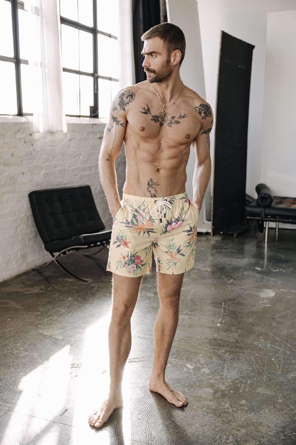 Freeman T. Porter Playa 1 Short Homme Yellow