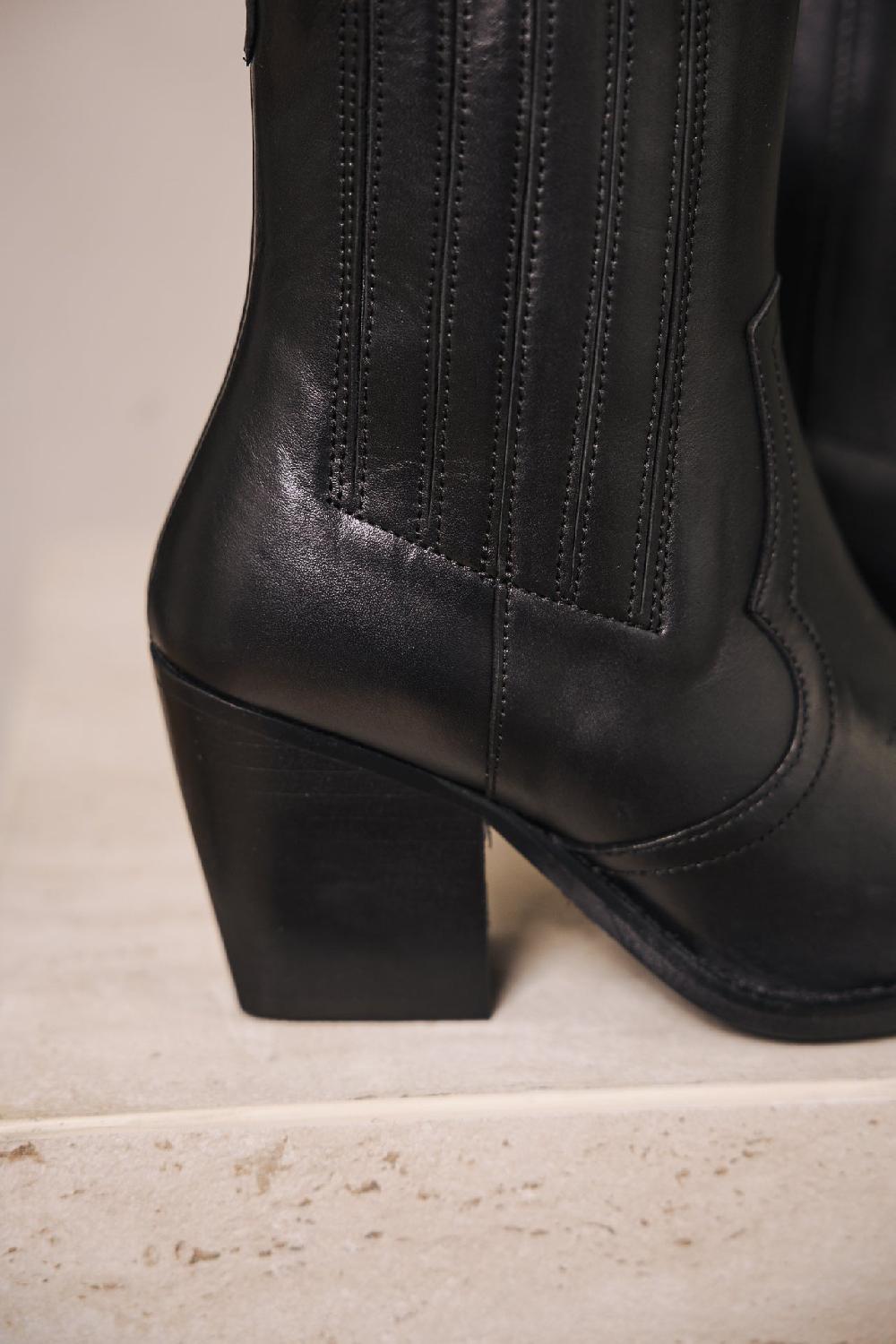 Freeman T. Porter Teresa Crust Santiags Femme Black