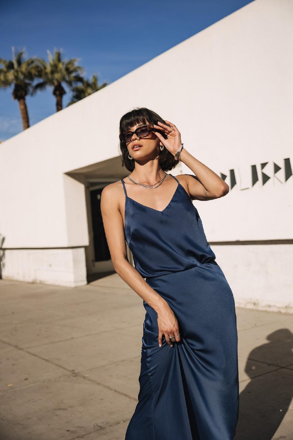 Freeman T. Porter Teri Lace Top Nuisette Femme Navy