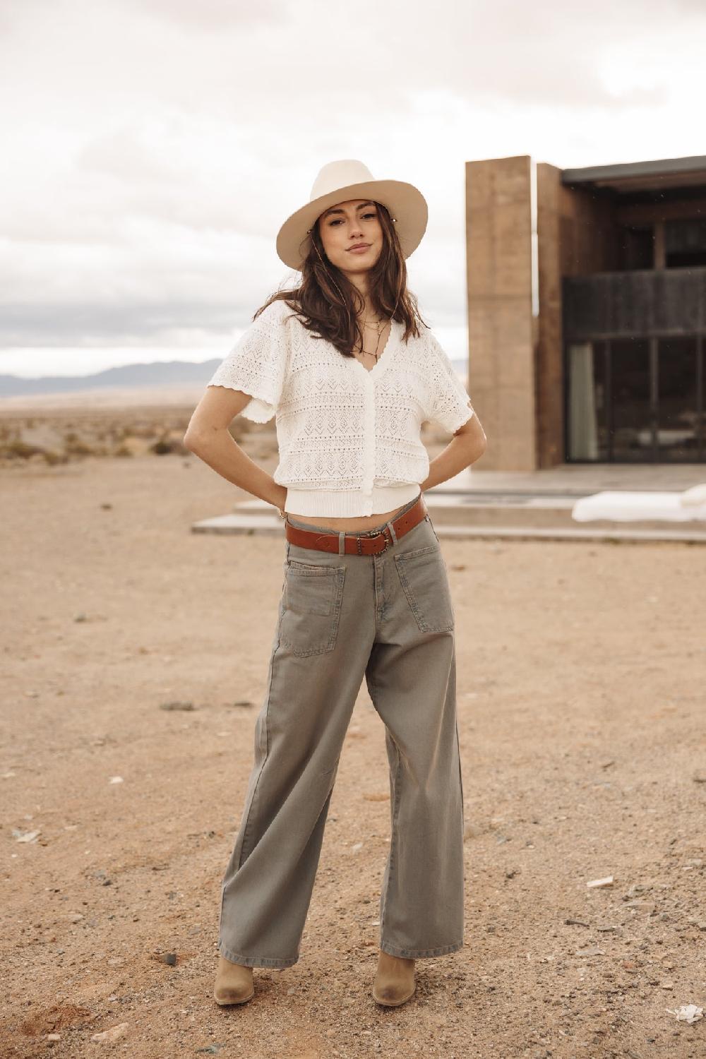 Freeman T. Porter Gaby Denim Jeans Large Femme Fenomen