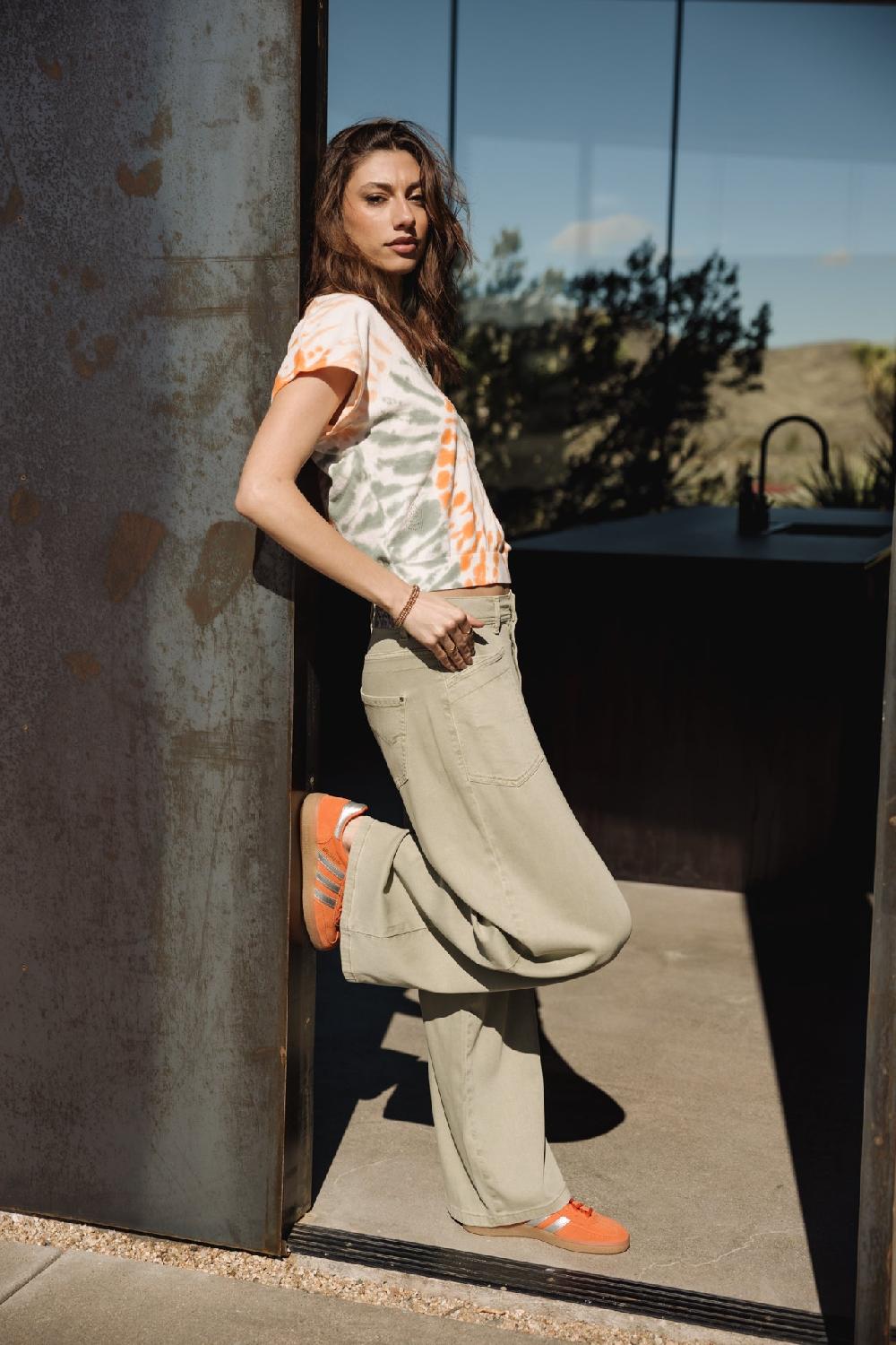 Freeman T. Porter Gaby Lynx Pantalon Large Femme Desert Sage