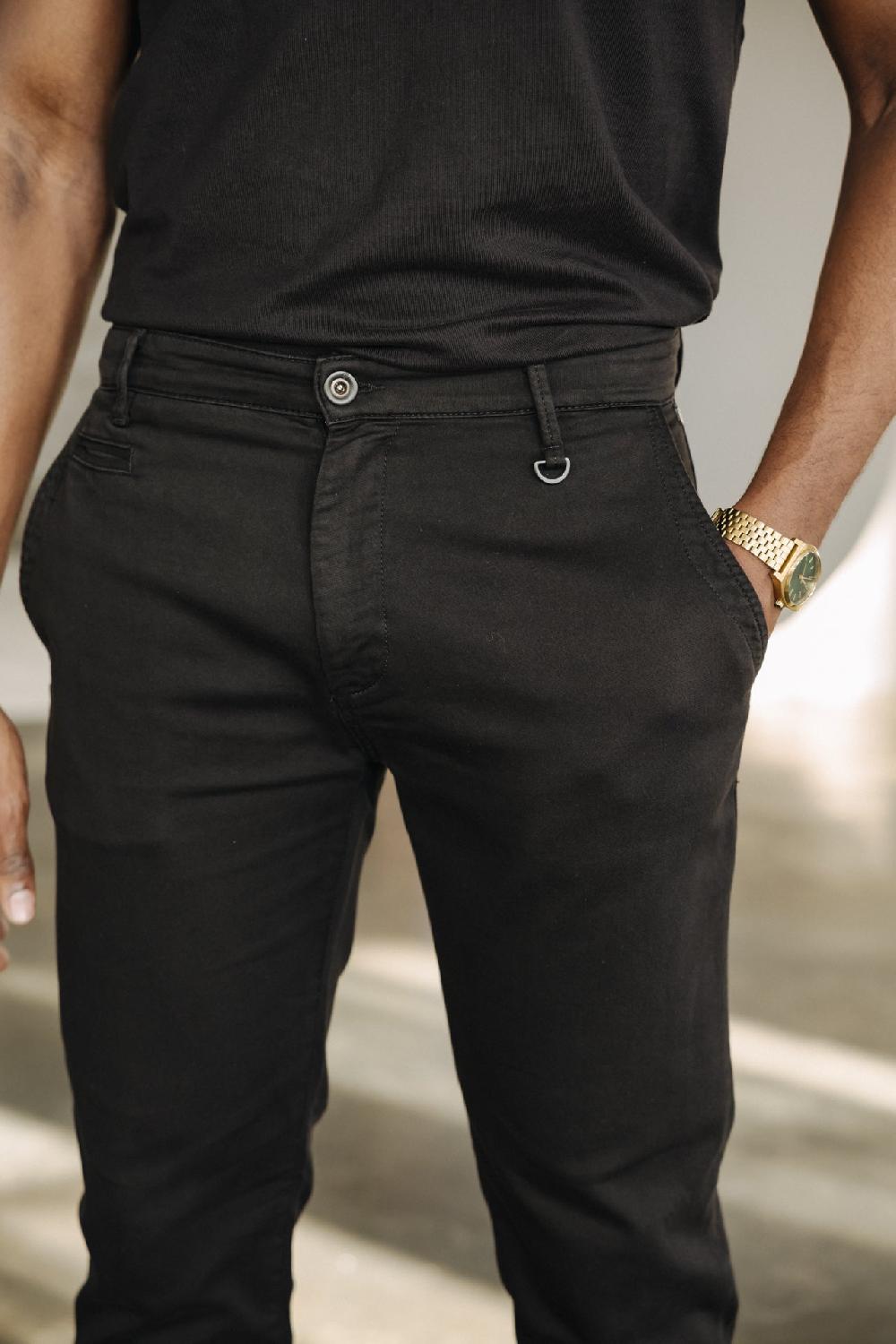 Freeman T. Porter Gino Epic Pantalon Chino Homme Black