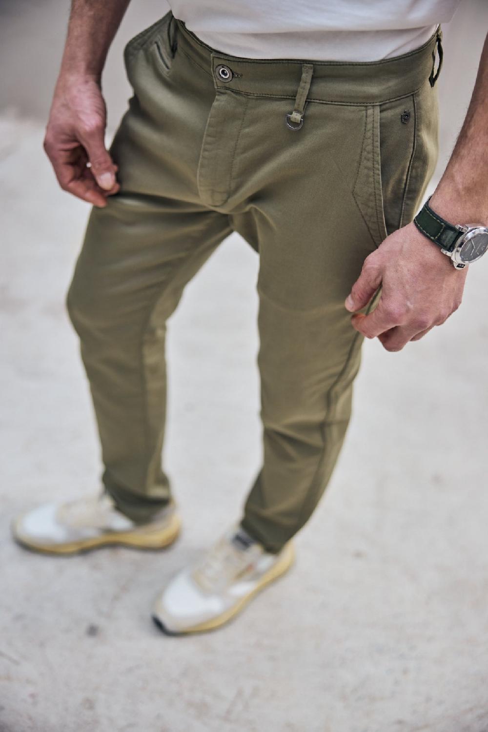 Freeman T. Porter Gino Epic Pantalon Chino Homme Deep Lichen Green