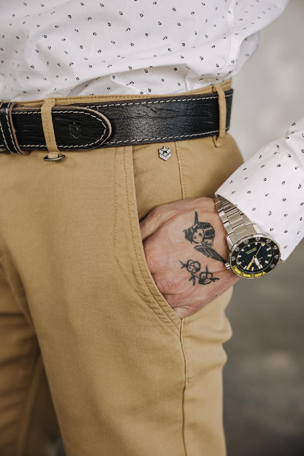 Freeman T. Porter Gino Epic Pantalon Chino Homme Kelp