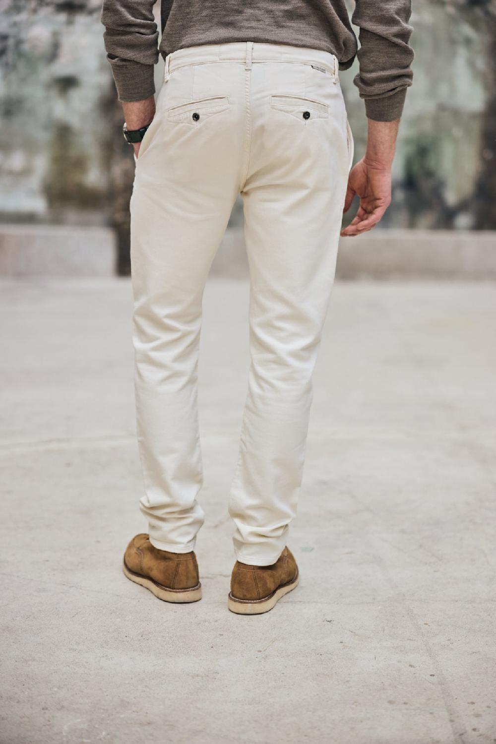 Freeman T. Porter Gino Epic Pantalon Chino Homme Light Gray