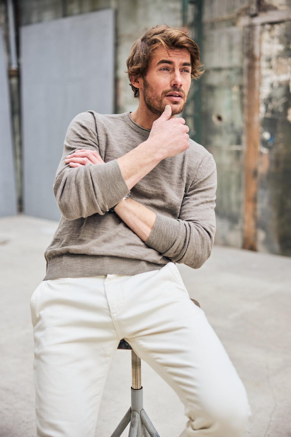 Freeman T. Porter Gino Epic Pantalon Chino Homme Light Gray