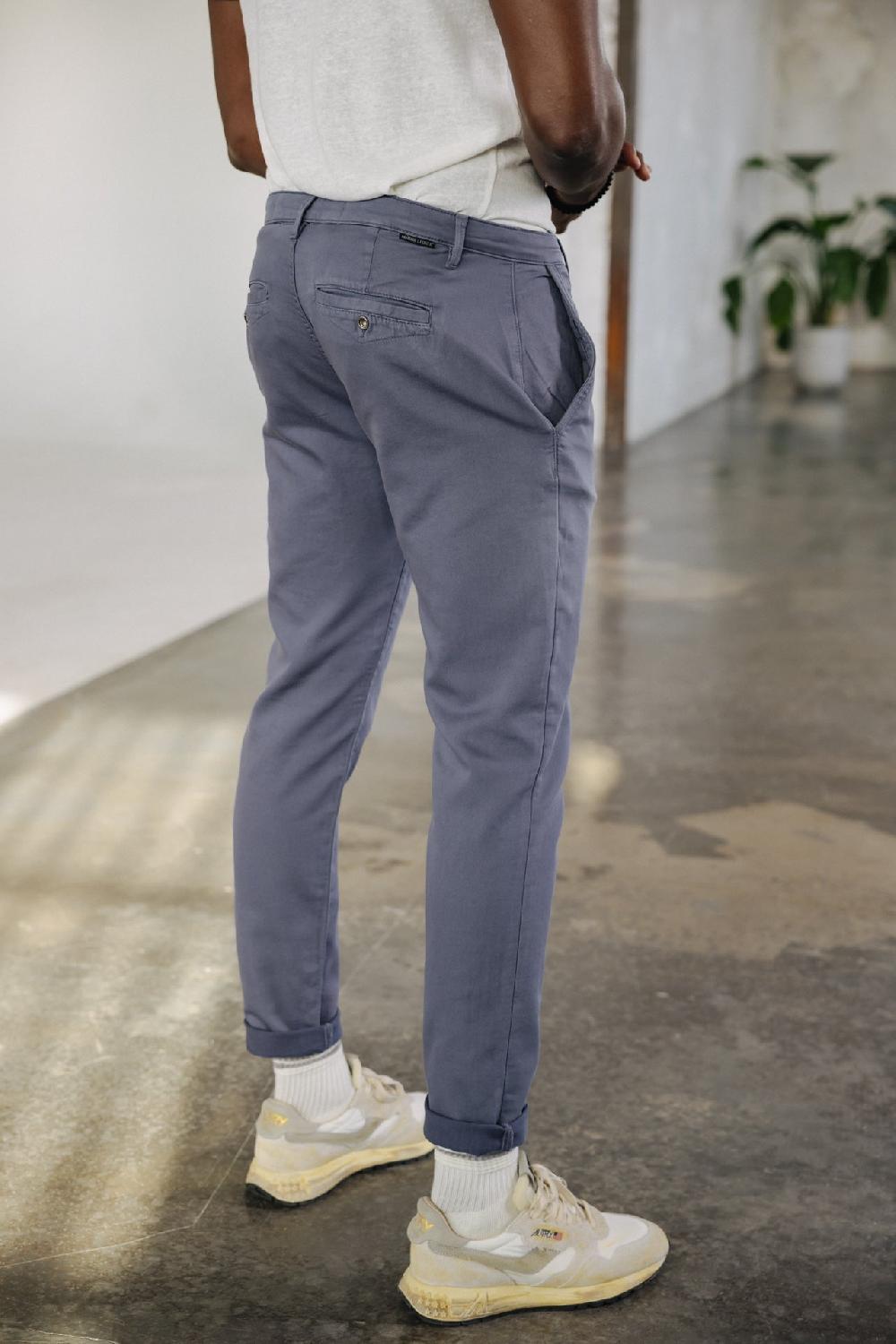 Freeman T. Porter Gino Epic Pantalon Chino Homme Vintage Indigo
