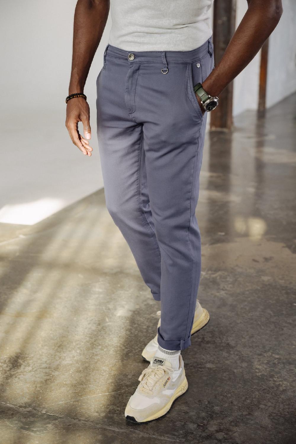 freeman t. porter Gino Epic Pantalon chino Homme vintage indigo