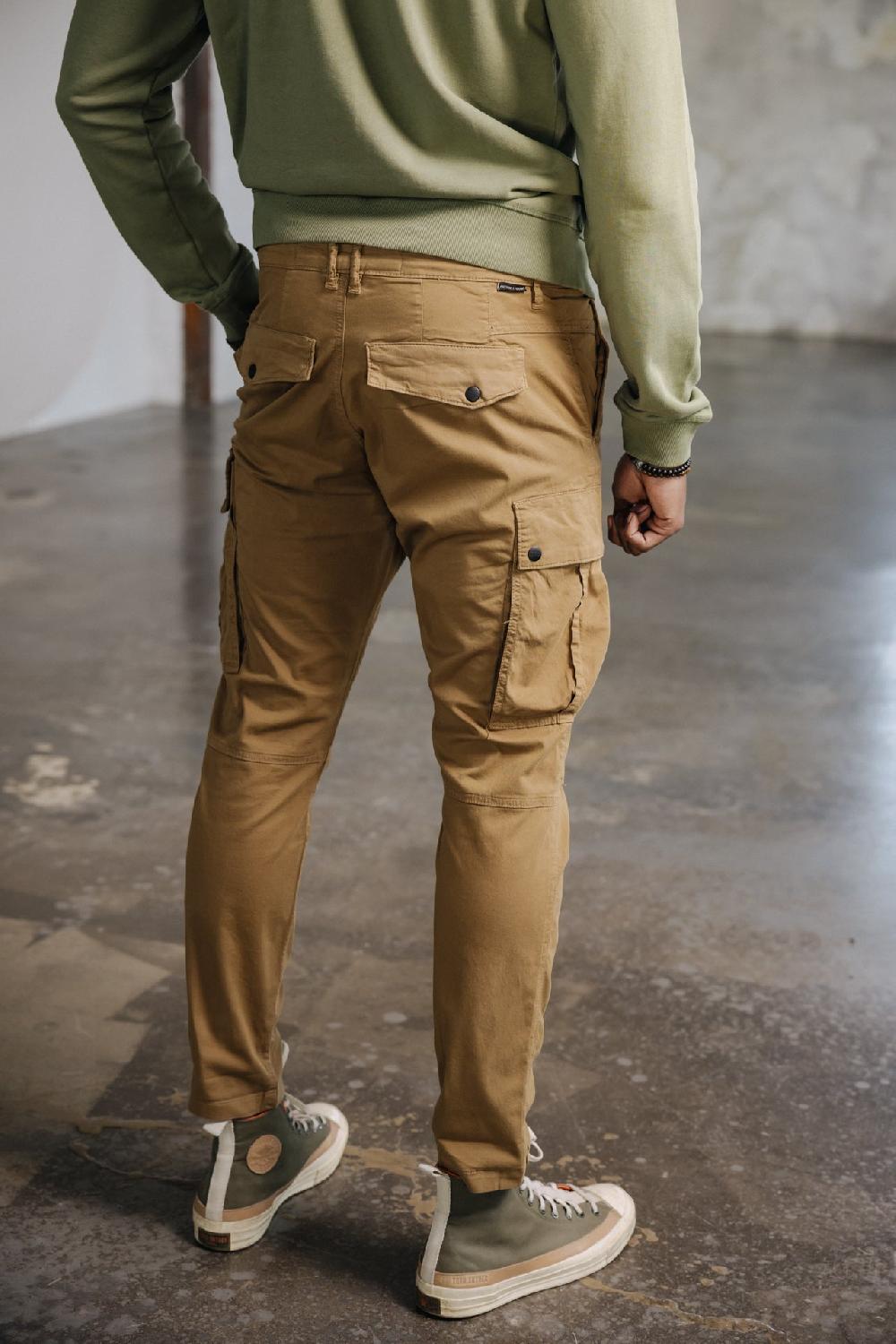 Freeman T. Porter Hugo Blunt Pantalon Cropped Homme Kelp