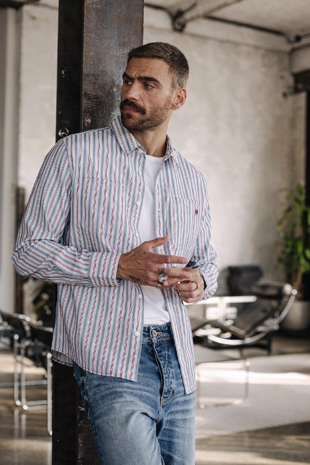 freeman t. porter Jackson Japan Chemise straight Homme original