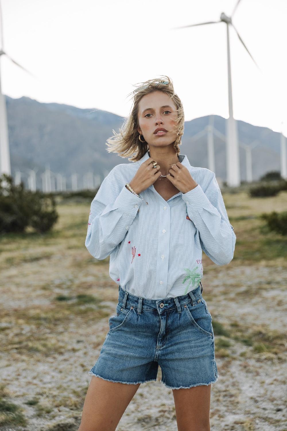 freeman t. porter Jade SDM Short taille haute Femme portofino