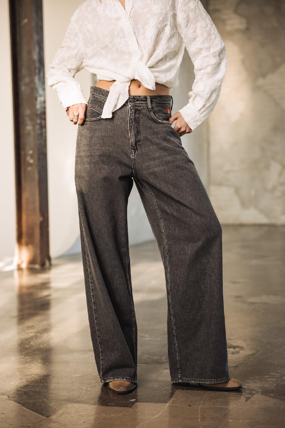 Freeman T. Porter Jane Denim Jeans Large Femme Bonsai