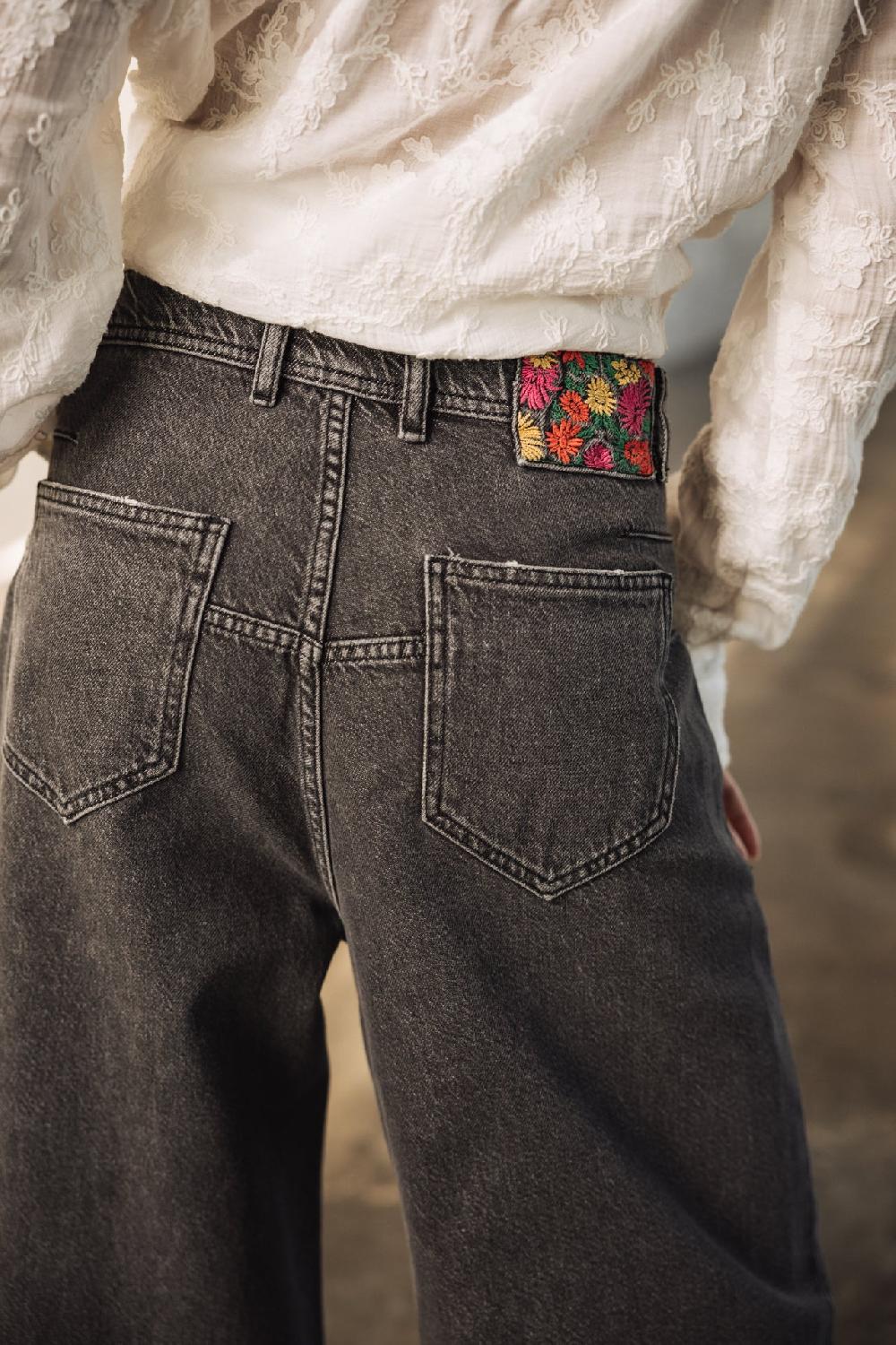 Freeman T. Porter Jane Denim Jeans Large Femme Bonsai