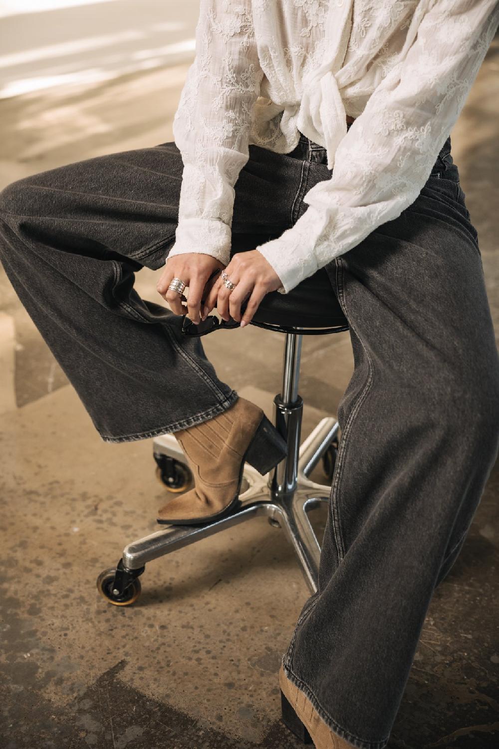 Freeman T. Porter Jane Denim Jeans Large Femme Bonsai