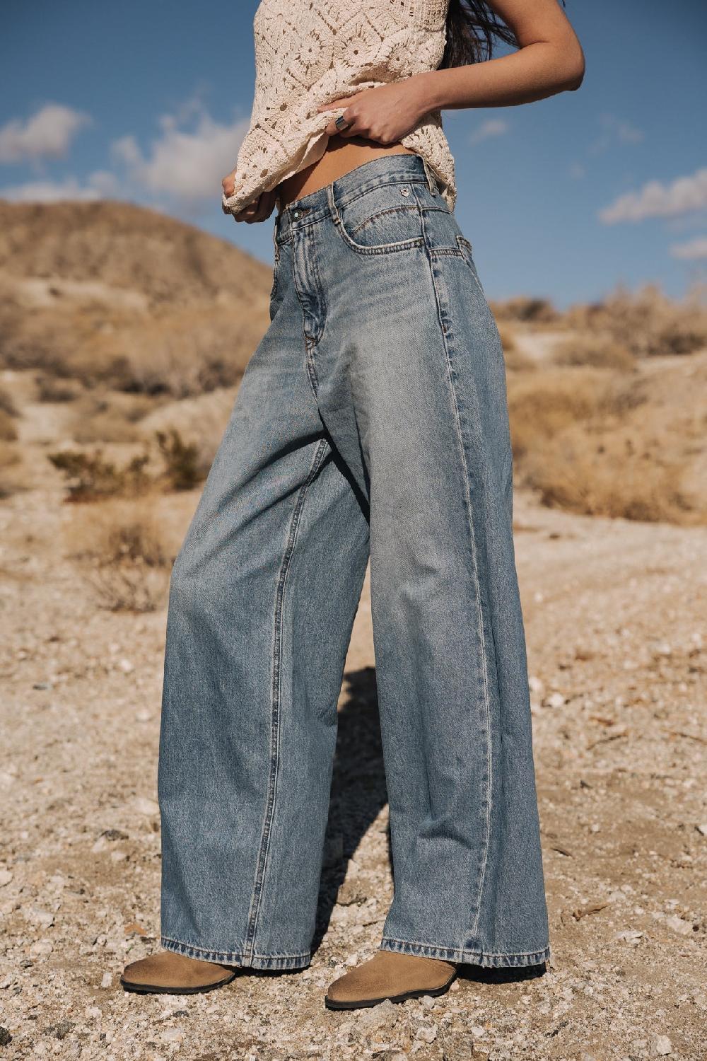 Freeman T. Porter Jane Denim Jeans Large Femme Syracuse