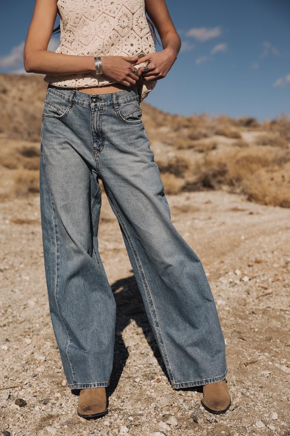 freeman t. porter Jane Denim Jeans large Femme syracuse