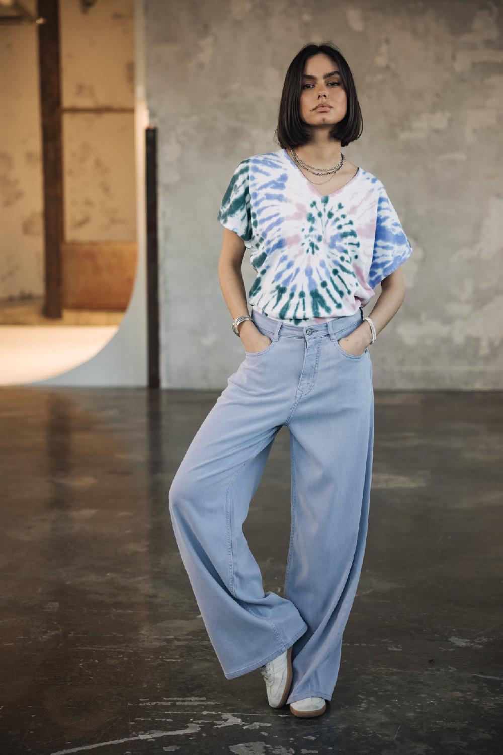 freeman t. porter Jane Lynx Pantalon large Femme sweet lavender