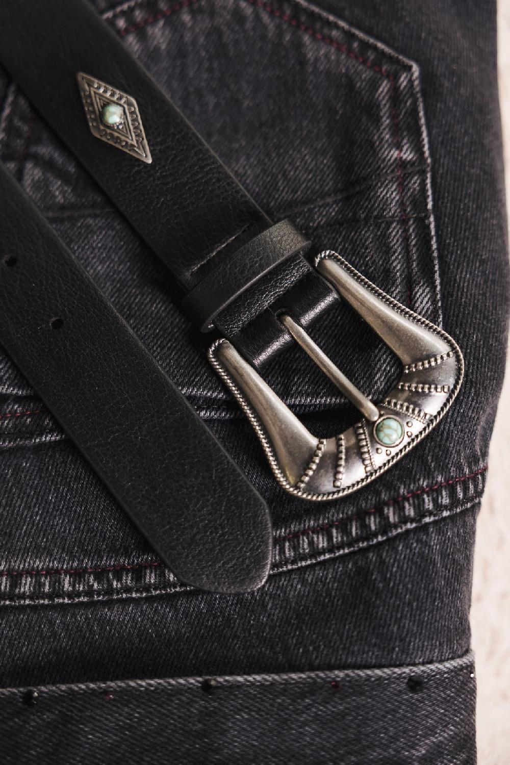 Freeman T. Porter Jayla Ceinture En Cuir Femme Black