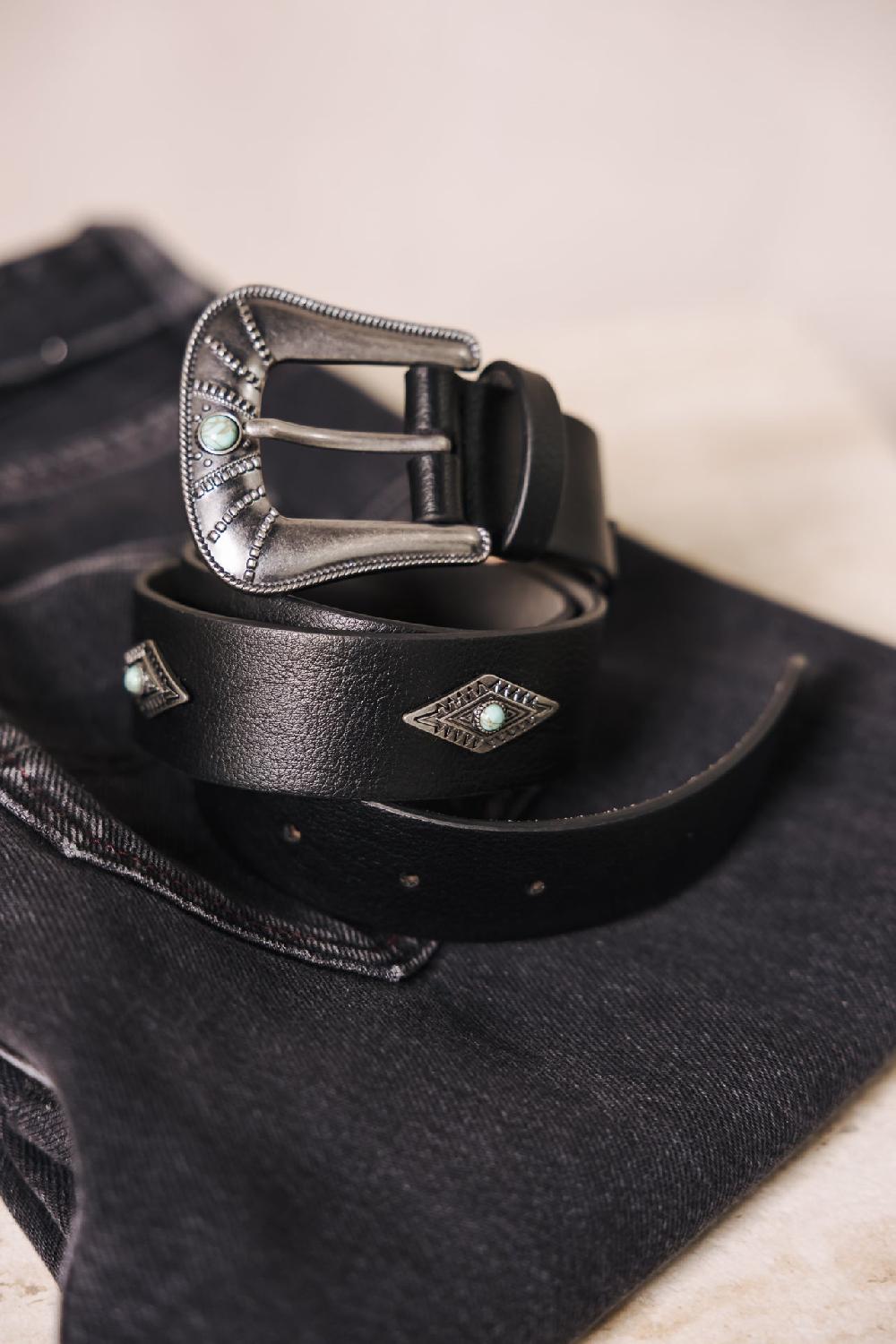 Freeman T. Porter Jayla Ceinture En Cuir Femme Black