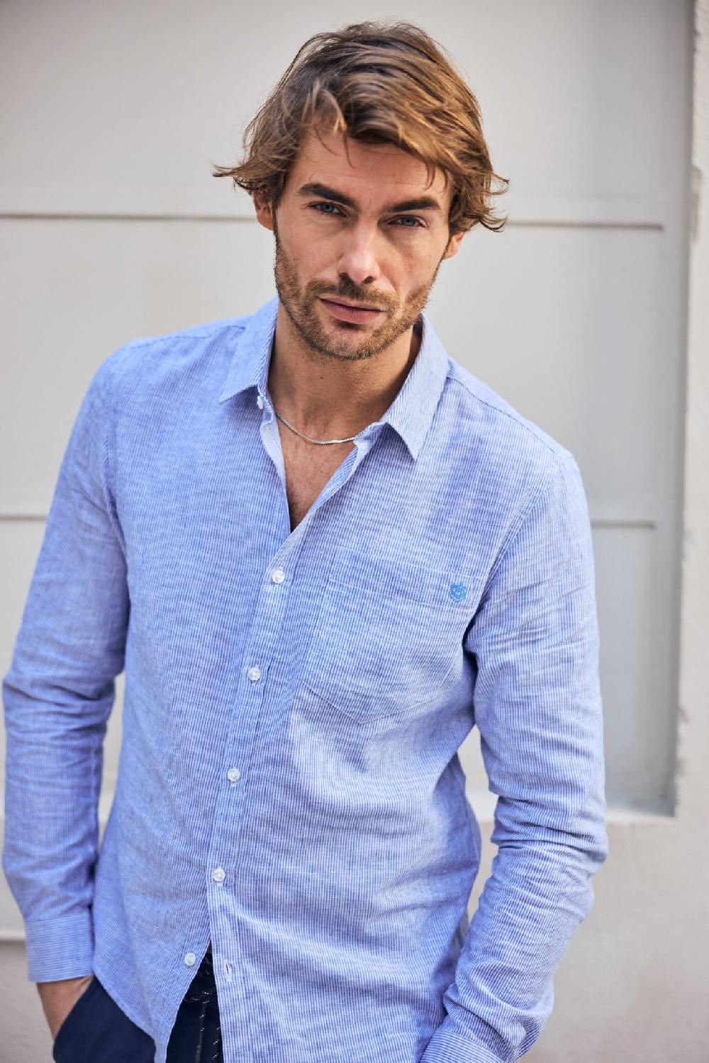 Freeman T. Porter Jeremiah Colombus Chemise Straight Homme Original