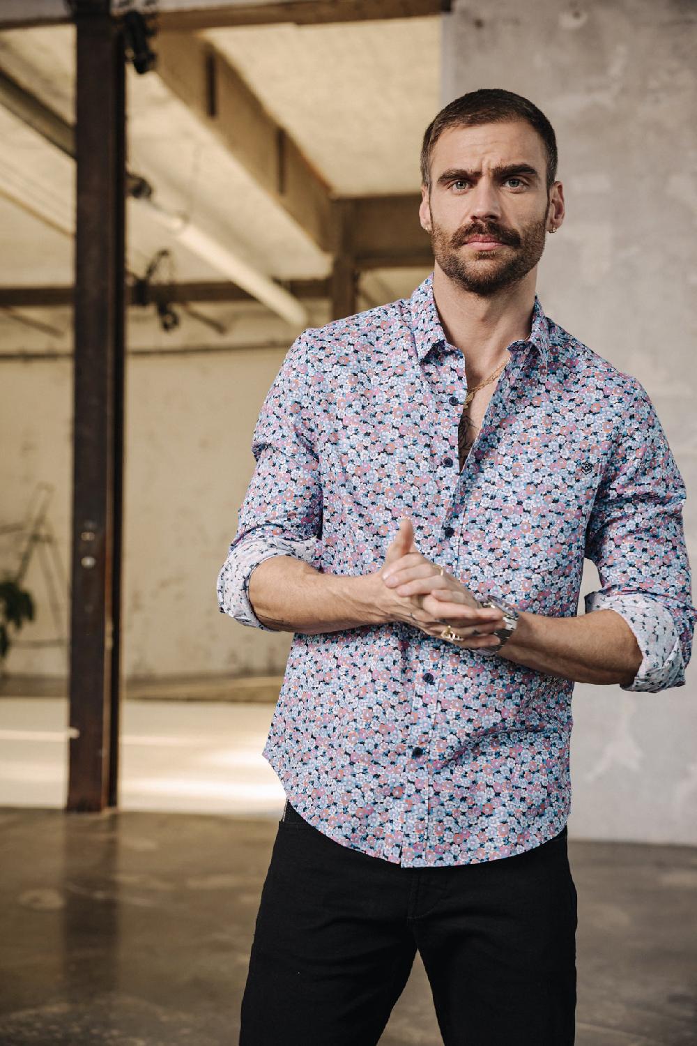 freeman t. porter Jeremiah Cosmos Chemise straight Homme original