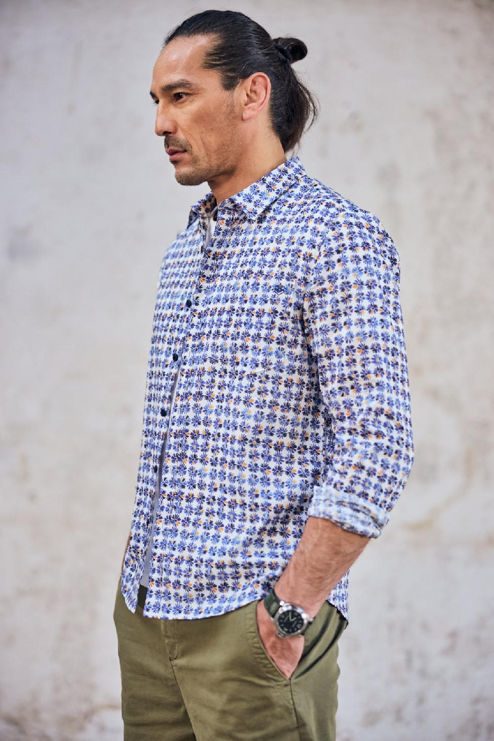 freeman t. porter Jeremiah Daisies Chemise straight Homme original