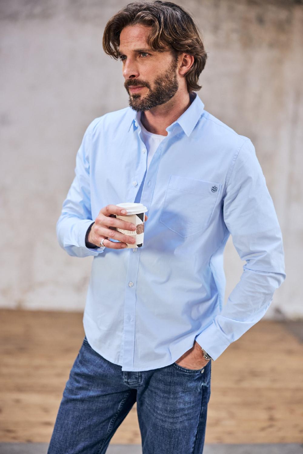 Freeman T. Porter Jeremiah Pop Stretch Chemise Straight Homme Skyway