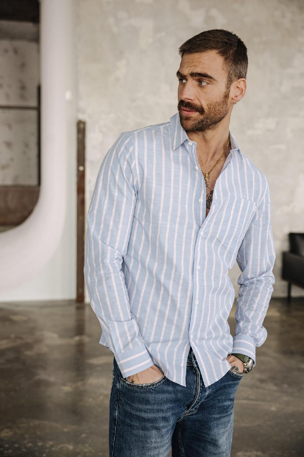 freeman t. porter Jeremiah Shore Chemise straight Homme original