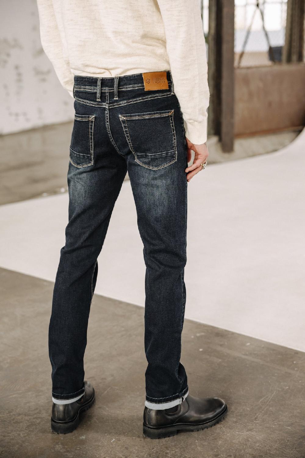 Freeman T. Porter Jimmy S-SDM Jeans Droit Ajusté Homme Joggy