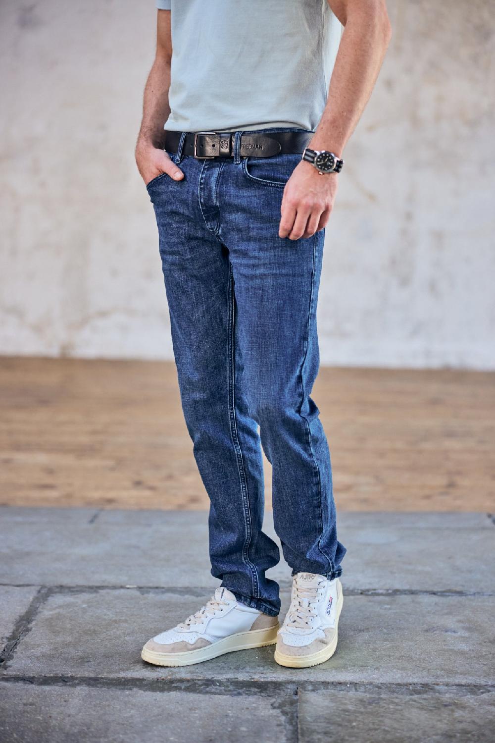 Freeman T. Porter Jimmy SDM Jeans Droit Ajusté Homme Bathilda