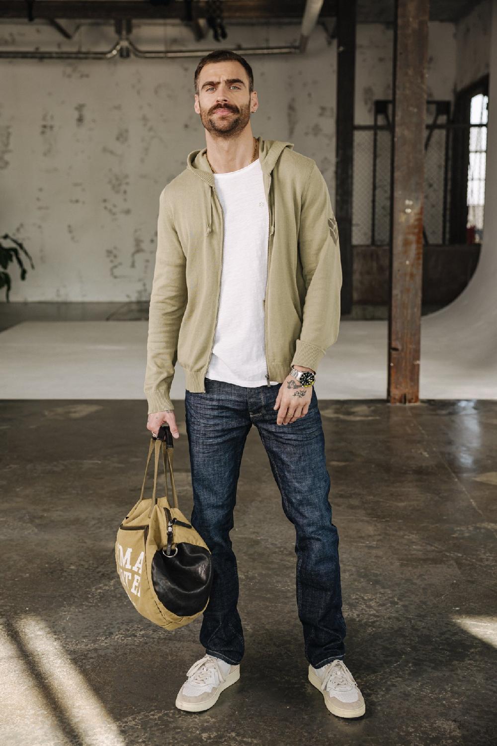 Freeman T. Porter Jimmy SDM Jeans Droit Ajusté Homme Bordeen