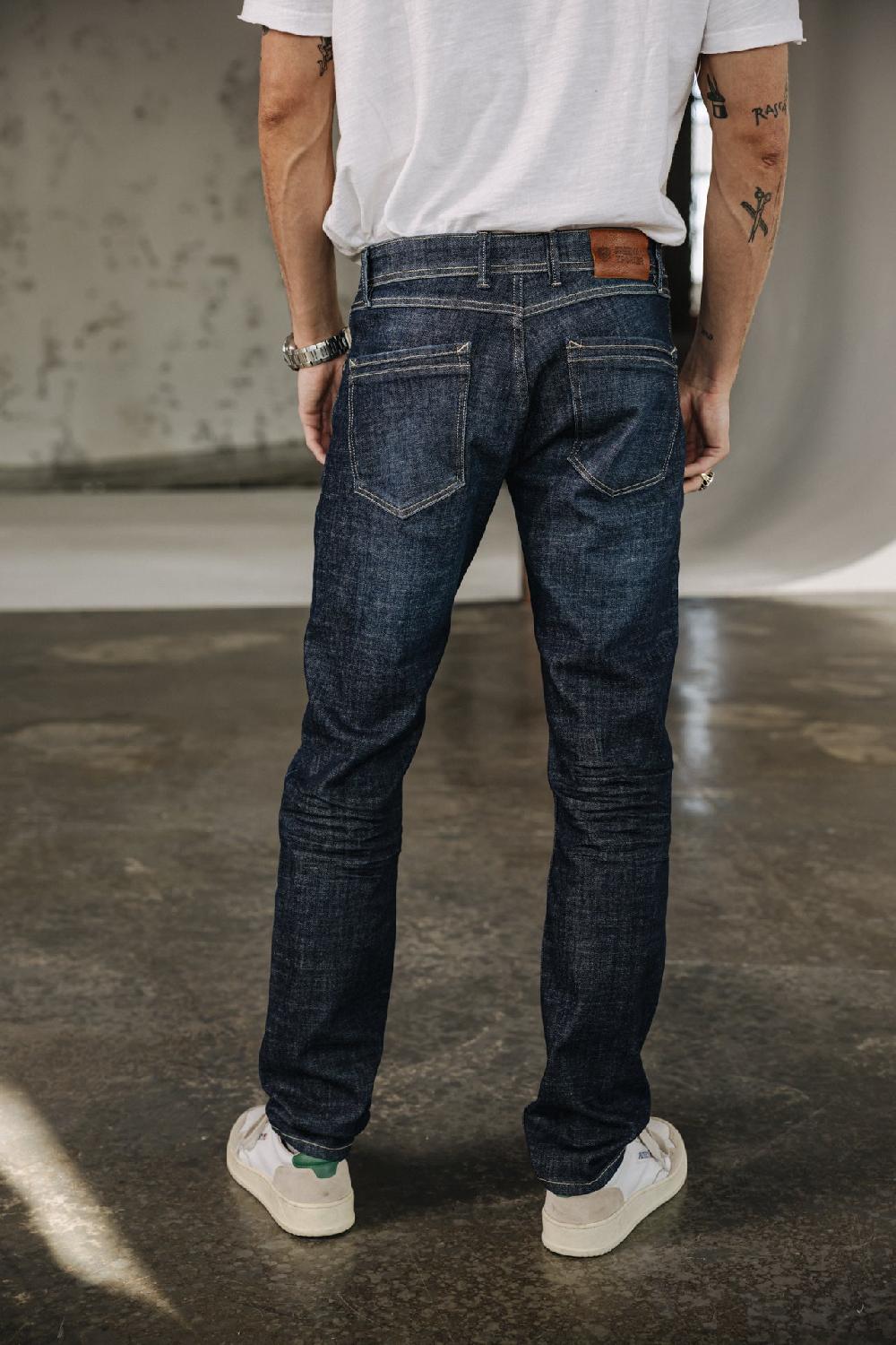 Freeman T. Porter Jimmy SDM Jeans Droit Ajusté Homme Bordeen