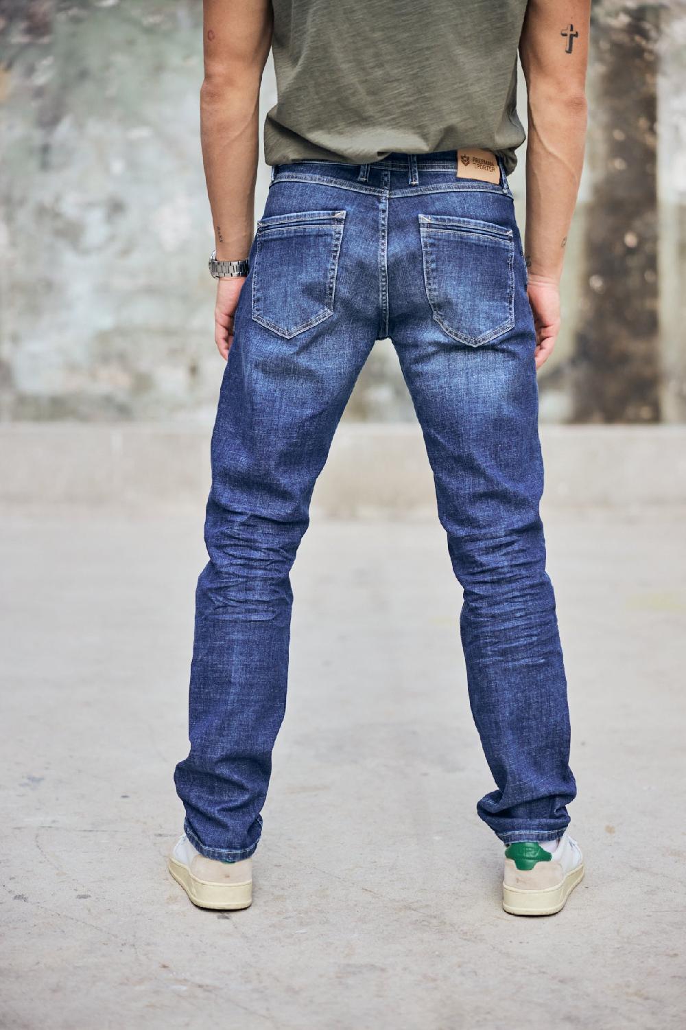 Freeman T. Porter Jimmy SDM Jeans Droit Ajusté Homme Bordeen Light