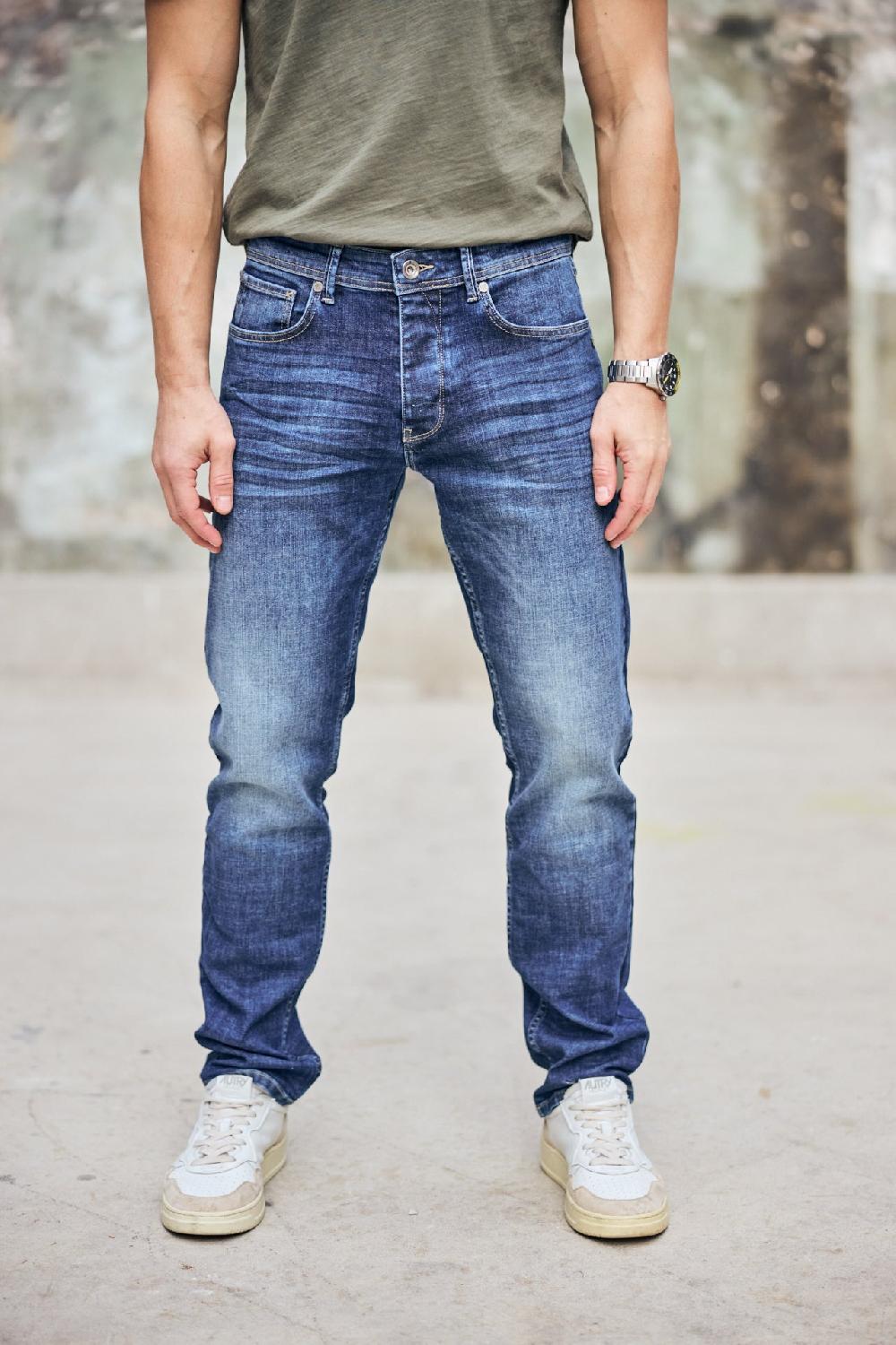 freeman t. porter Jimmy SDM Jeans droit ajusté Homme bordeen light