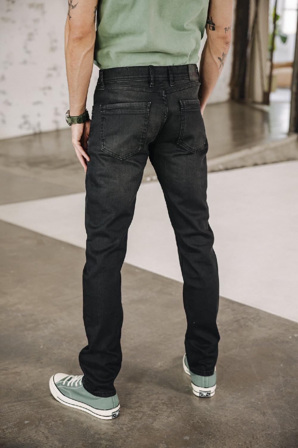 Freeman T. Porter Jimmy SDM Jeans Droit Ajusté Homme Cid Black