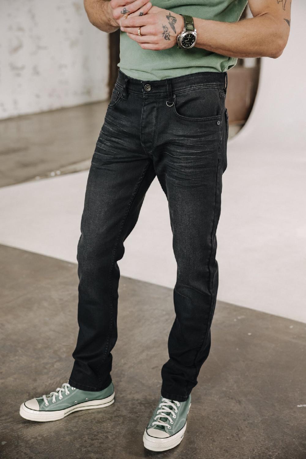 freeman t. porter Jimmy SDM Jeans droit ajusté Homme cid black