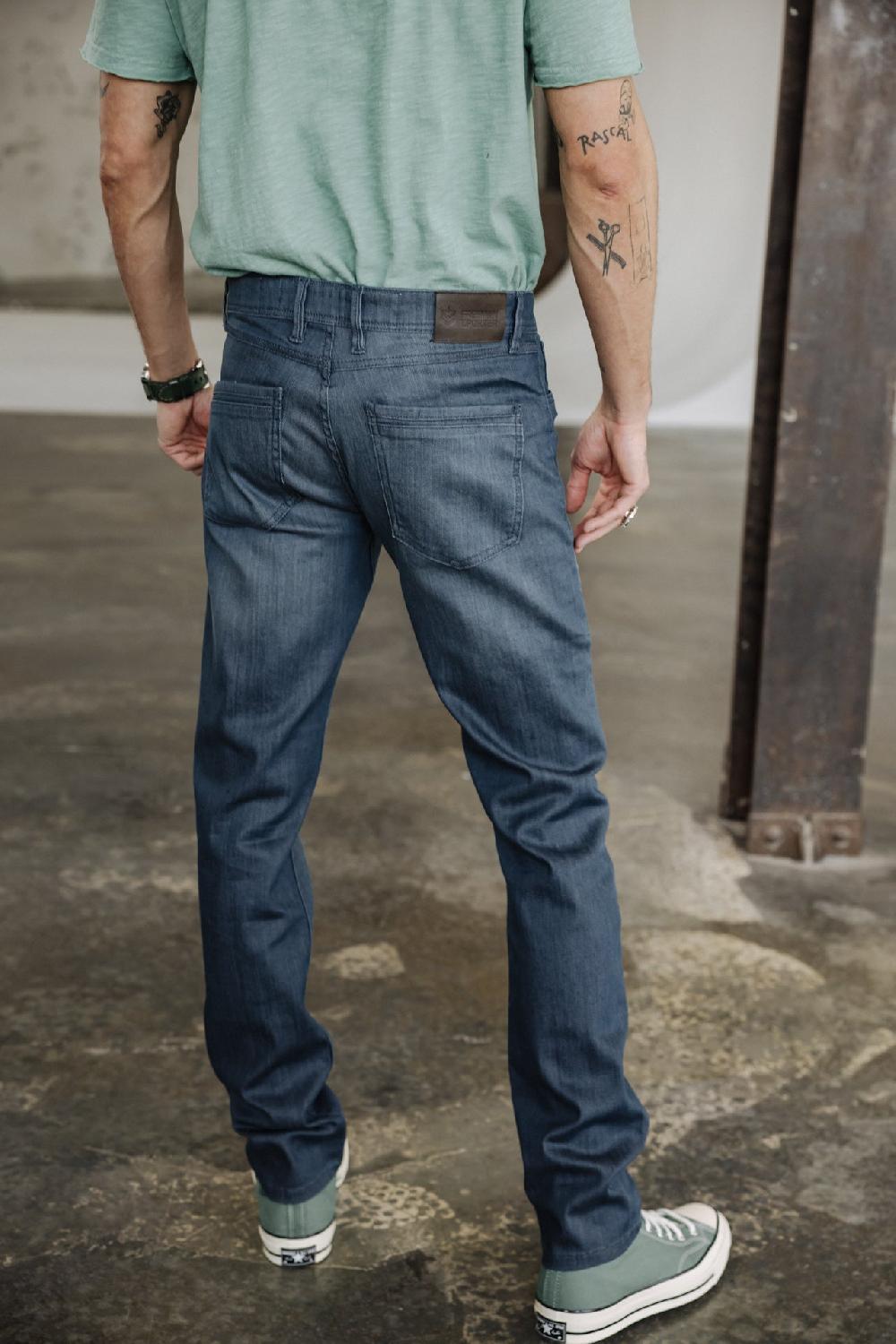 Freeman T. Porter Jimmy SDM Jeans Droit Ajusté Homme Cid Grey-blue