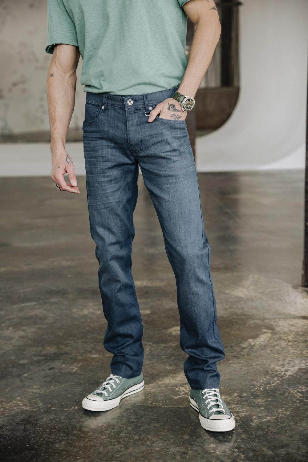 freeman t. porter Jimmy SDM Jeans droit ajusté Homme cid grey-blue