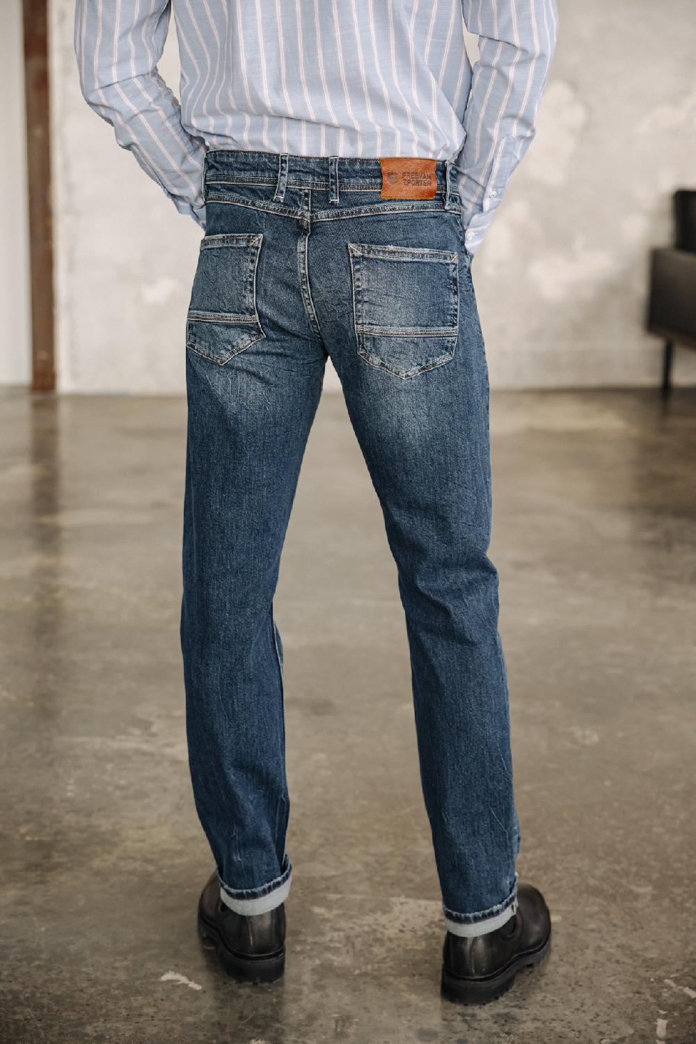 Freeman T. Porter Jimmy SDM Jeans Droit Ajusté Homme Sermini