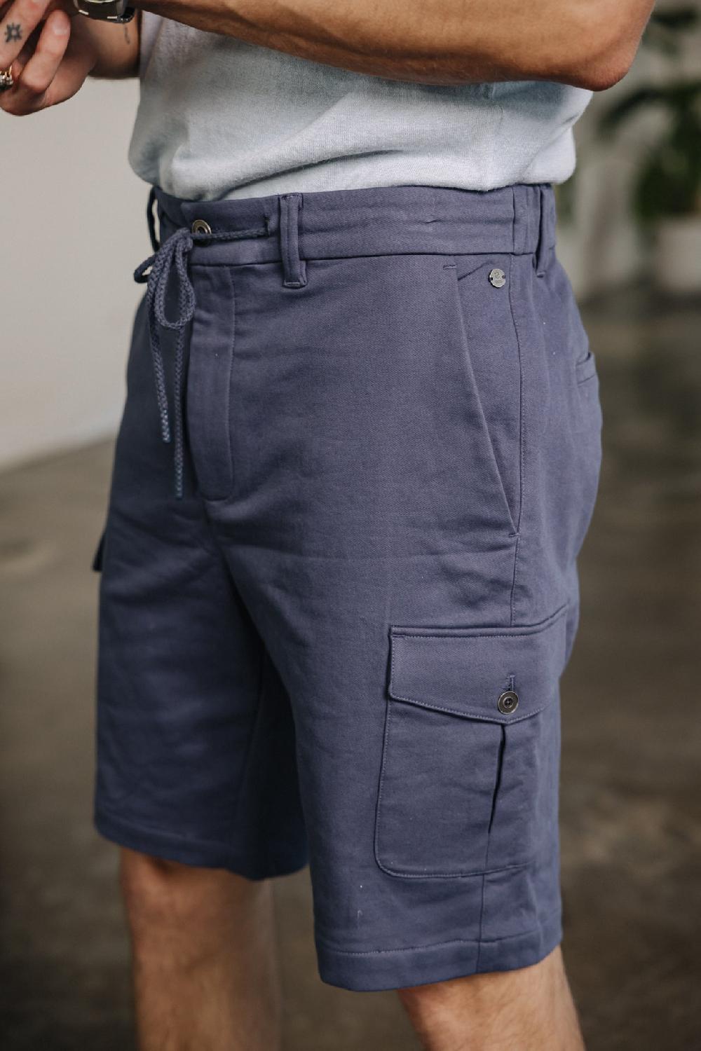 Freeman T. Porter Josue Tencel Short Homme Vintage Indigo