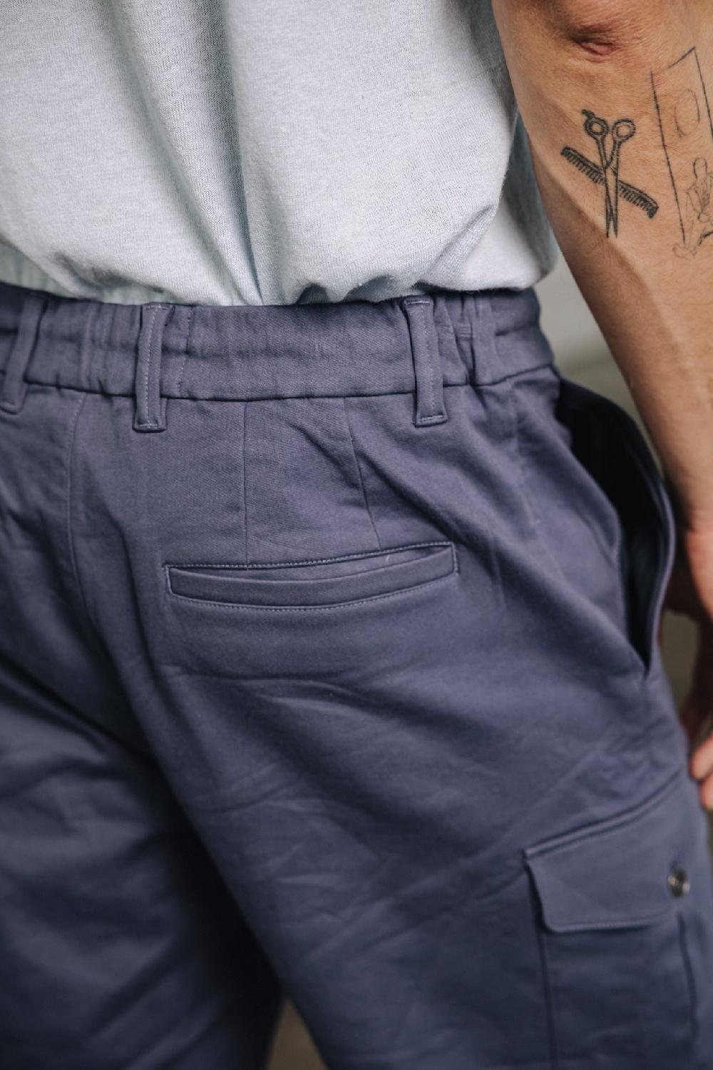 Freeman T. Porter Josue Tencel Short Homme Vintage Indigo