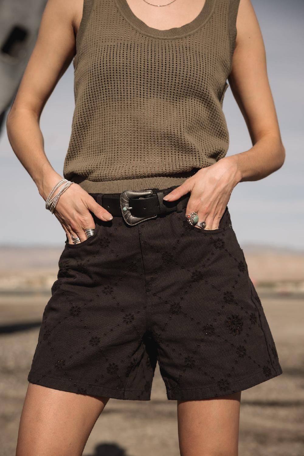 Freeman T. Porter Judy Boheme Short Loose Femme Black