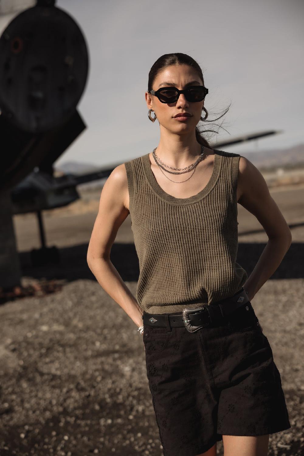 Freeman T. Porter Judy Boheme Short Loose Femme Black