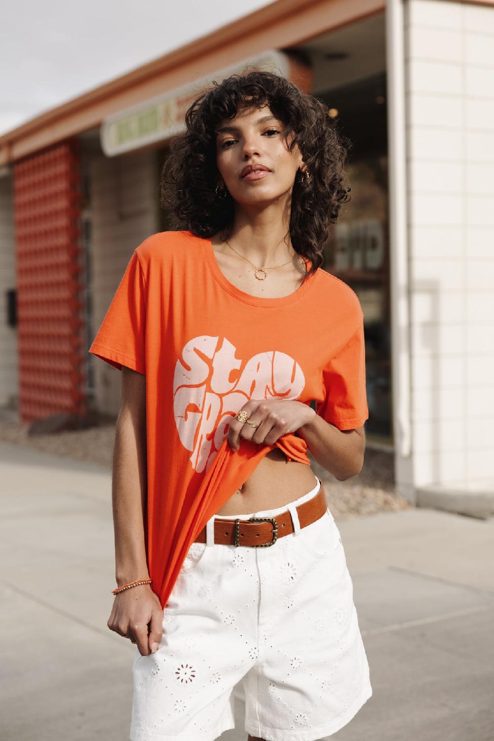 Freeman T. Porter Judy Boheme Short Loose Femme Bright White