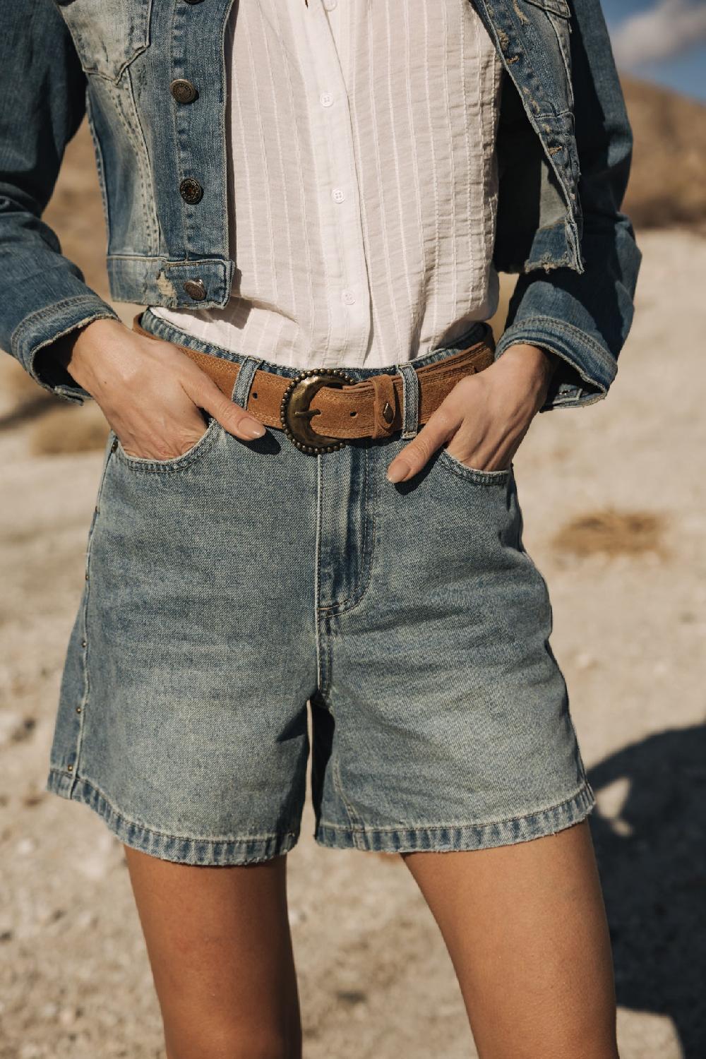 freeman t. porter Judy Denim Short loose Femme jamaica