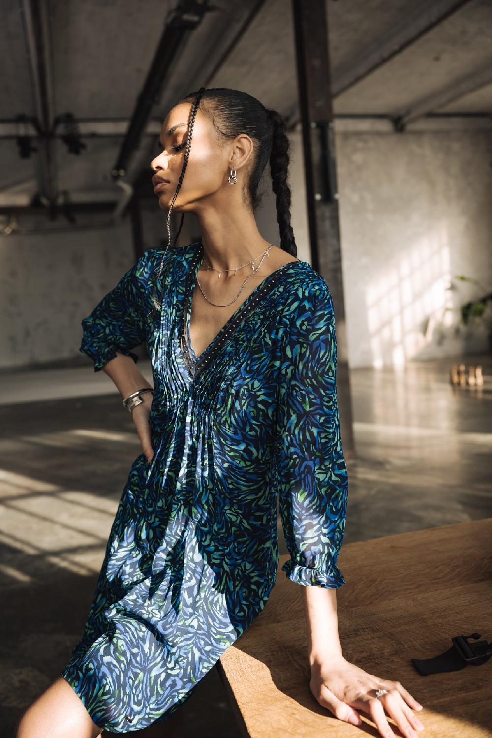 freeman t. porter Juna Tropical Night Robe courte Femme original