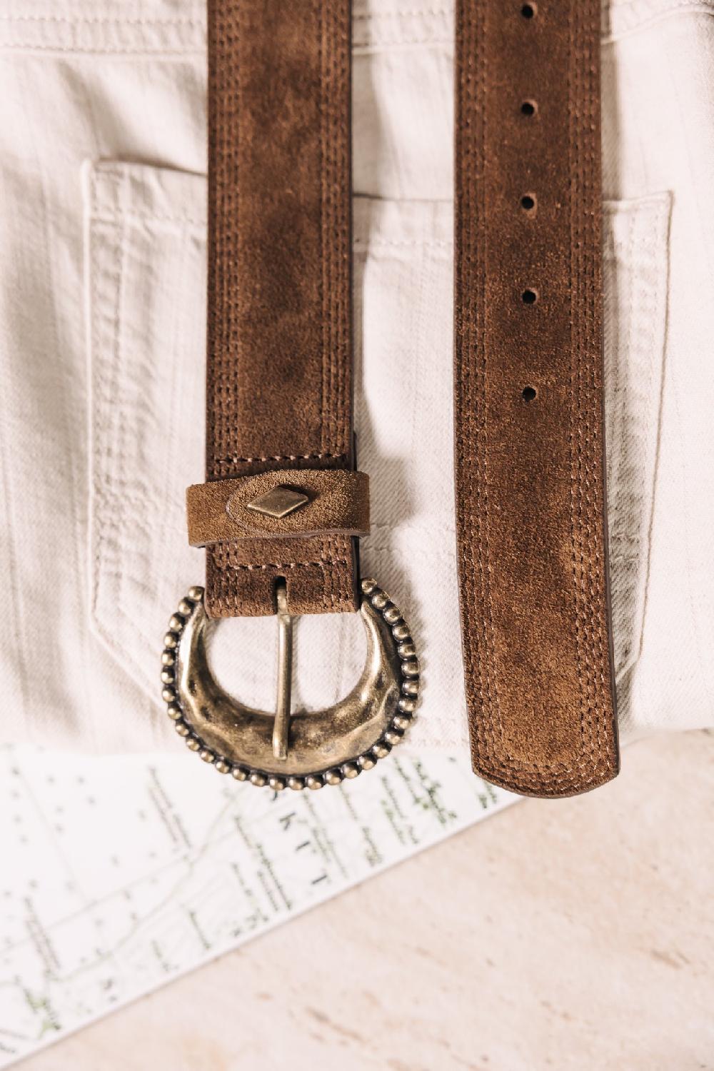 Freeman T. Porter Kalea Ceinture En Cuir Femme Brown